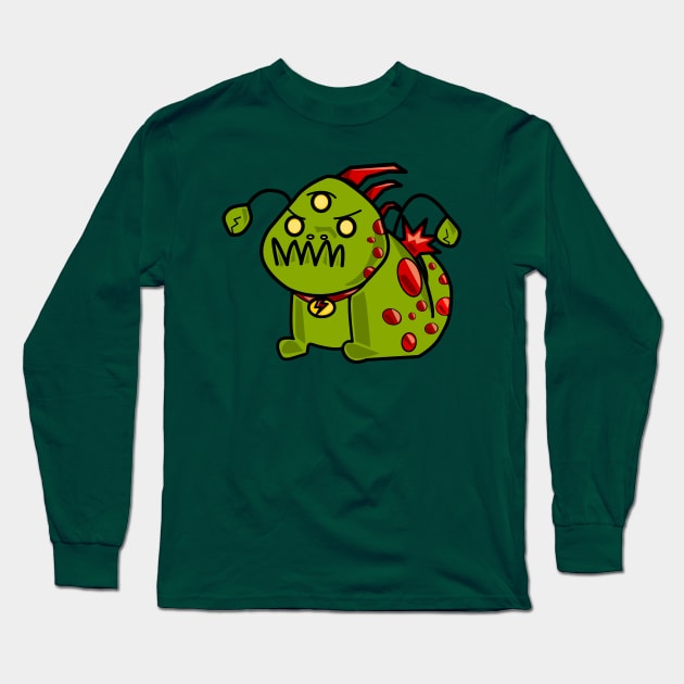 Awesomenauts - Cartoon Gnaw Long Sleeve T-Shirt by Cactus Sands